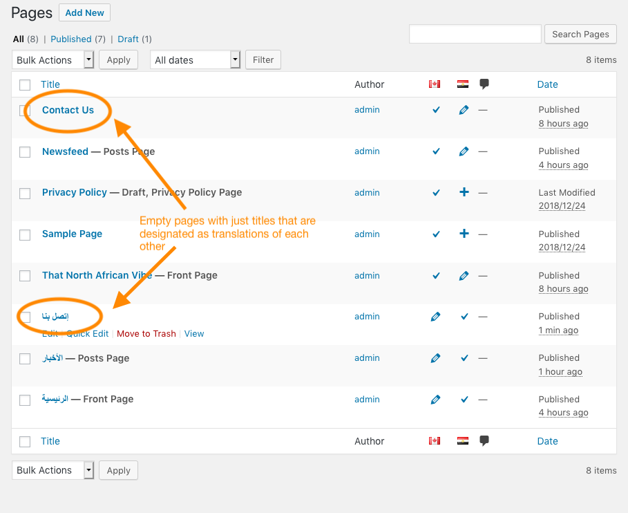 Adding the Contact Form to Localized Pages | Phrase