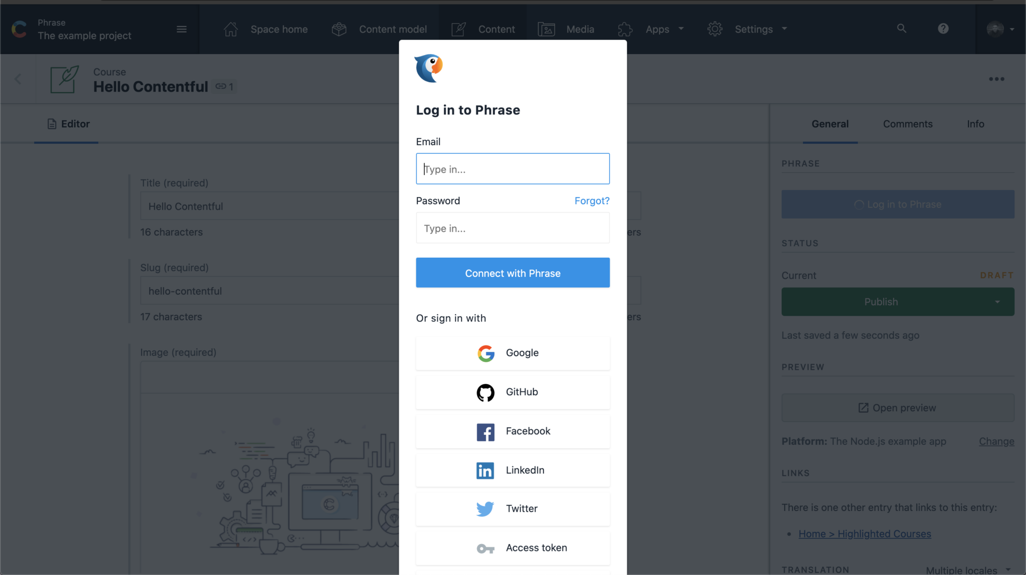 Headless CMS Localization: Contentful+Phrase Strings | Phrase