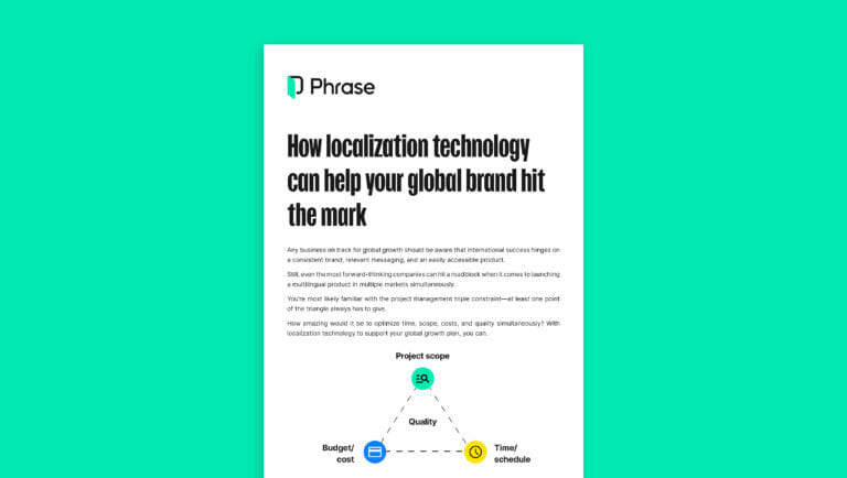 Free Guide: How Localization Technology Can Help Global Brands