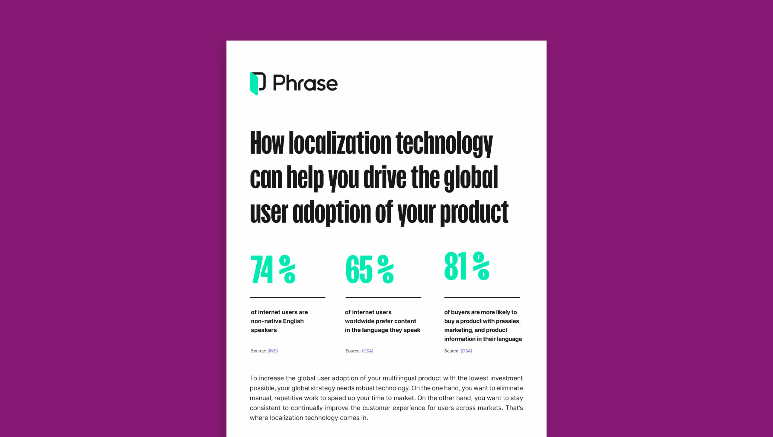 Global user adoption guide featured image | Phrase