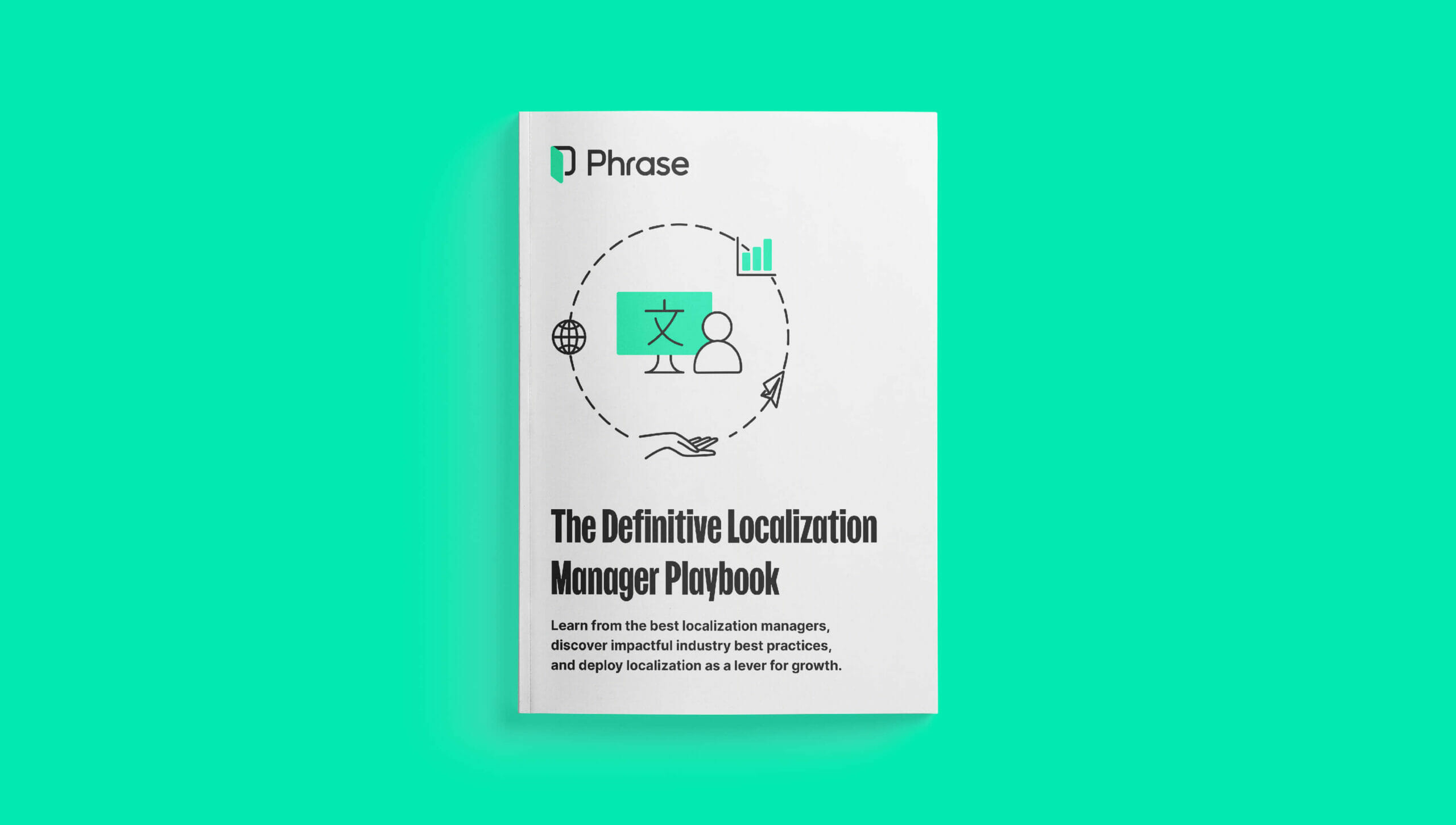 Localization manager playbook ebook cover | Phrase