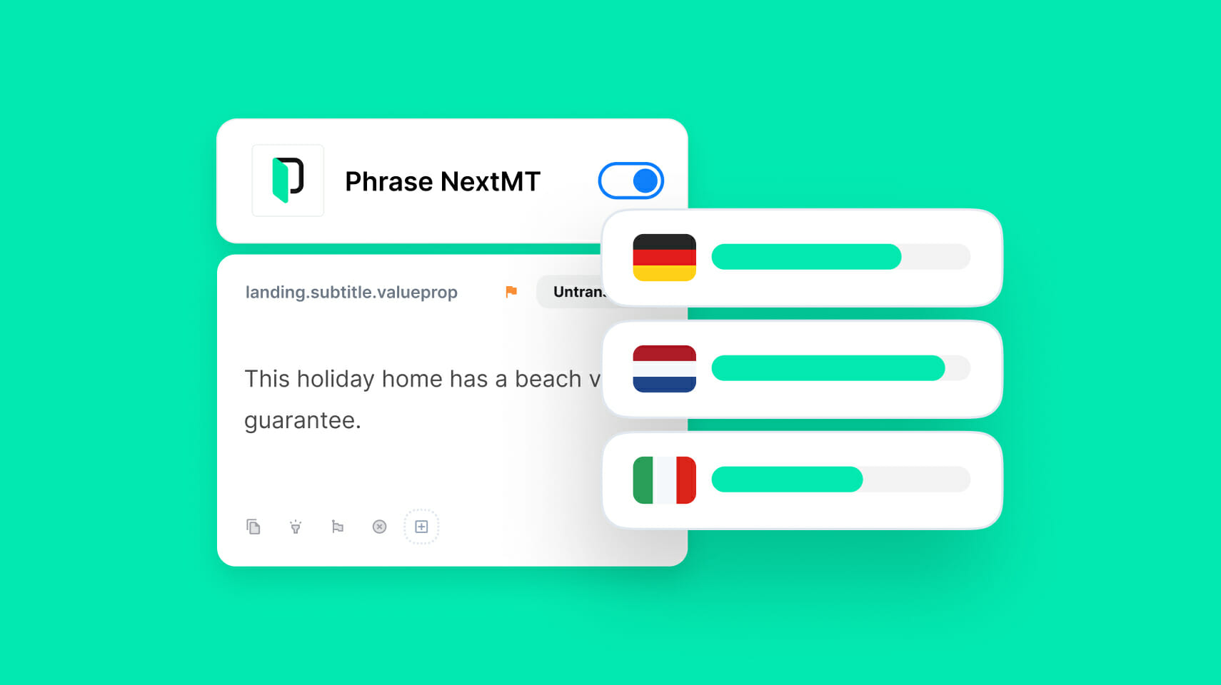 Lancement de février – Langues NextMT | Phrase