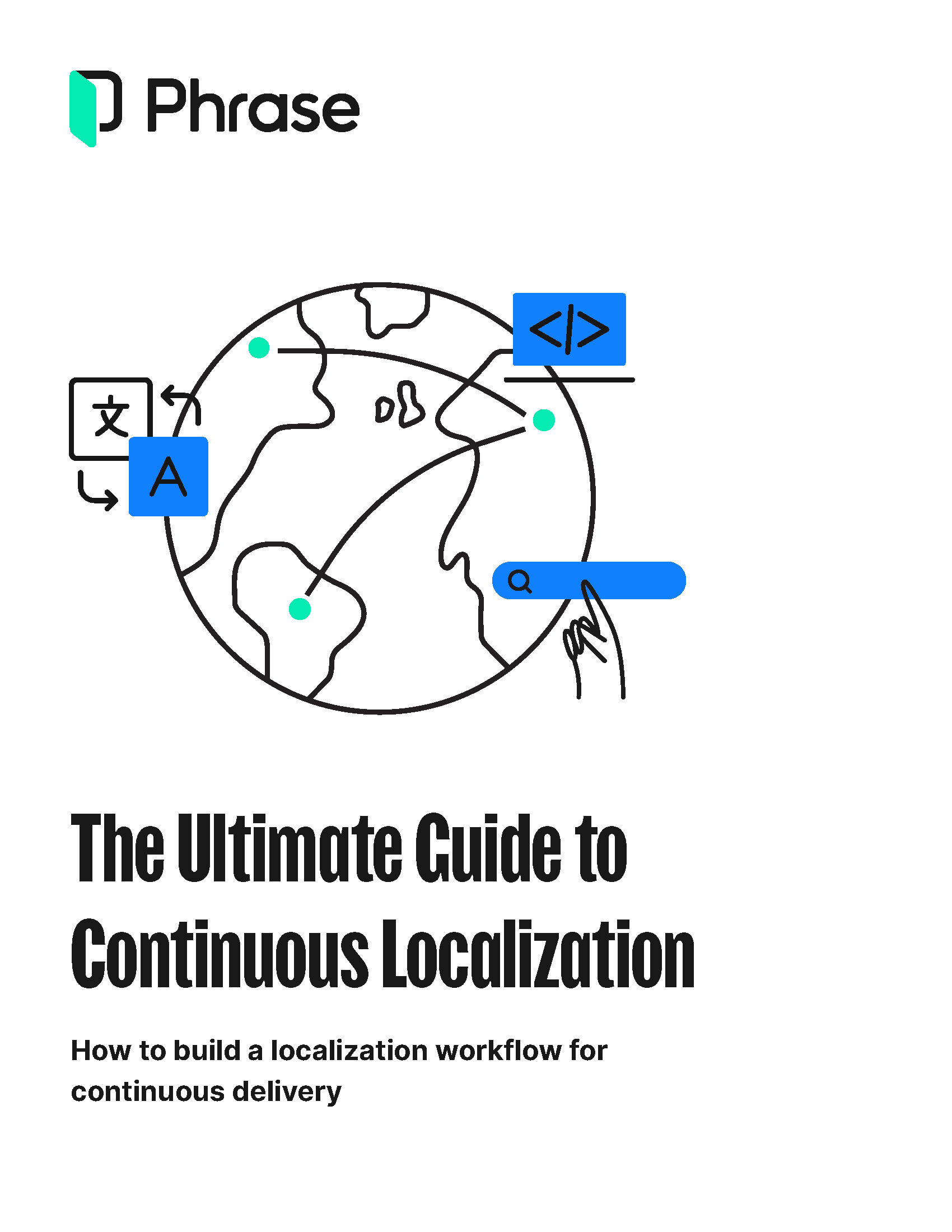 Continuous localization ebook cover | Phrase