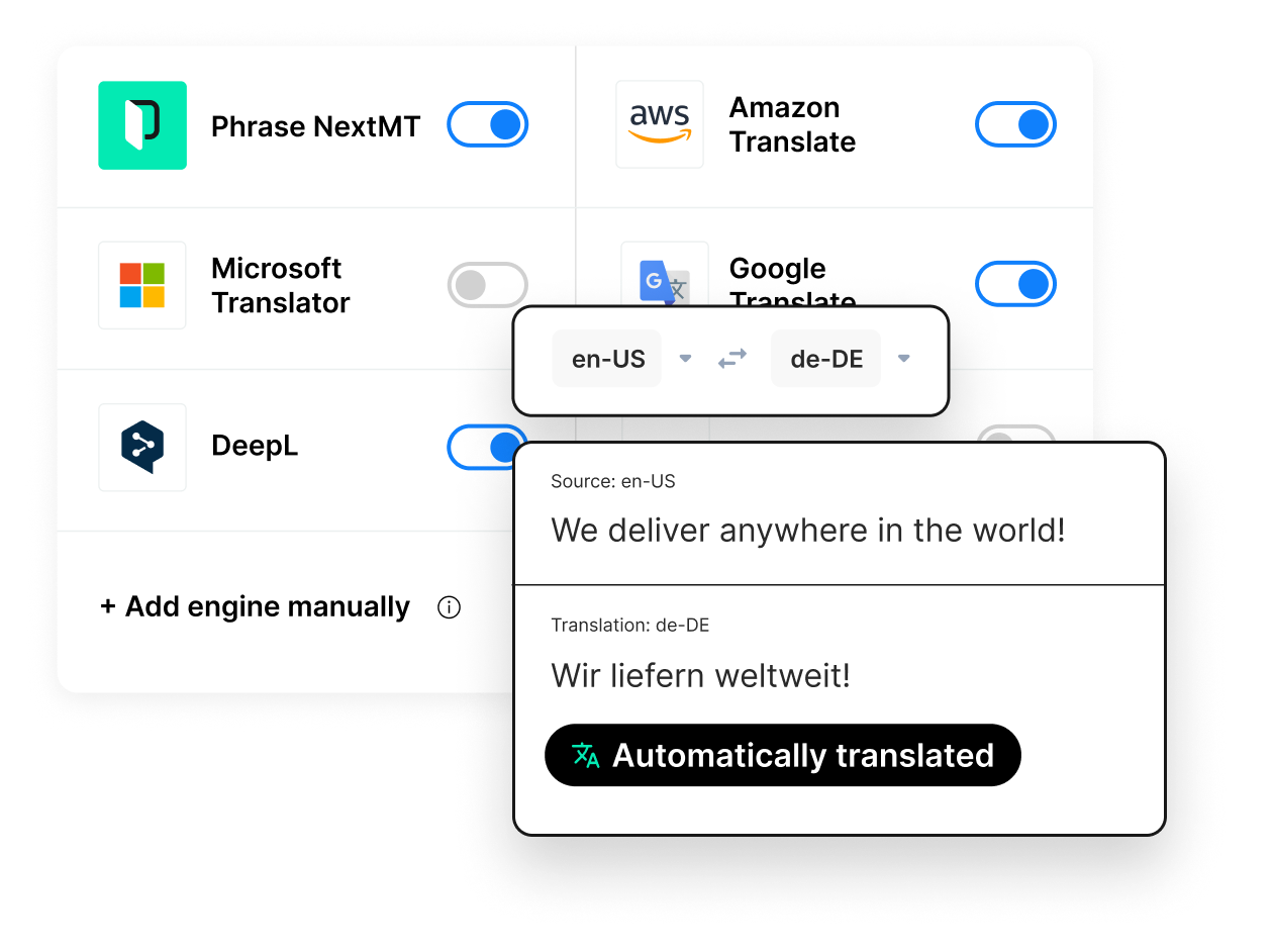 Machine Translation Options