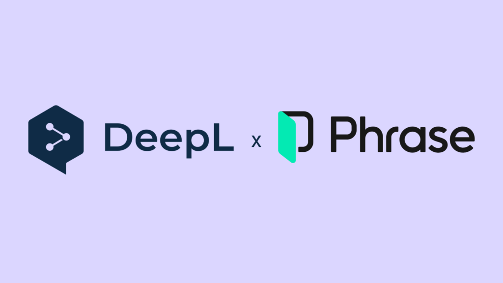DeepL and Phrase logos