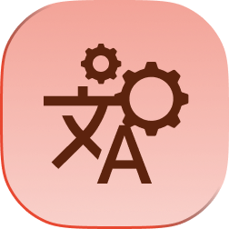Flat icon of a wrench and gear representing maintenance or system configuration.