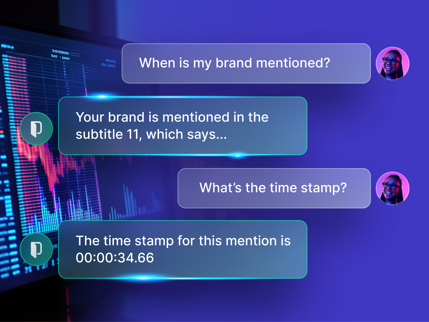 Abstract illustration representing AI summarization and content illumination, featuring text blocks and highlighted segments to indicate key insights and condensed information.