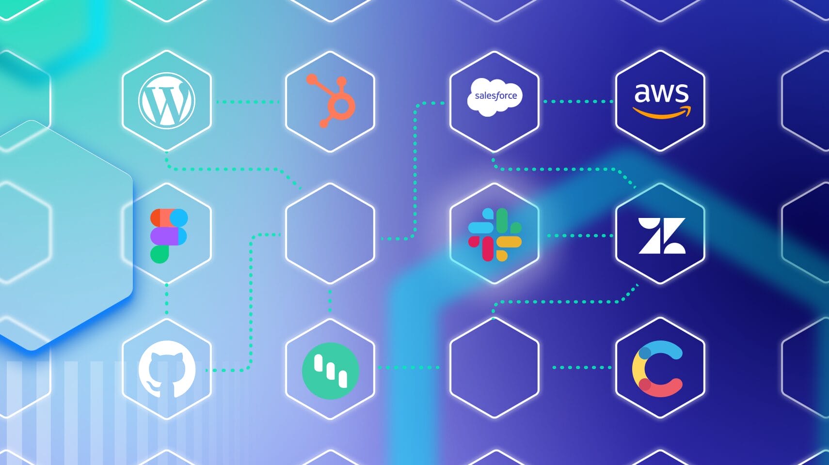 Illustration of Phrase working with technology partners to enable integrated localization workflows.