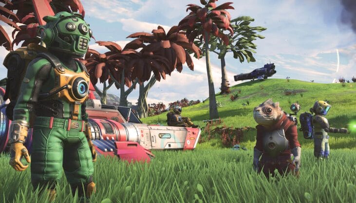 No man's Sky is a procedurally generated multiplayer game where players explore an infinite galaxy.