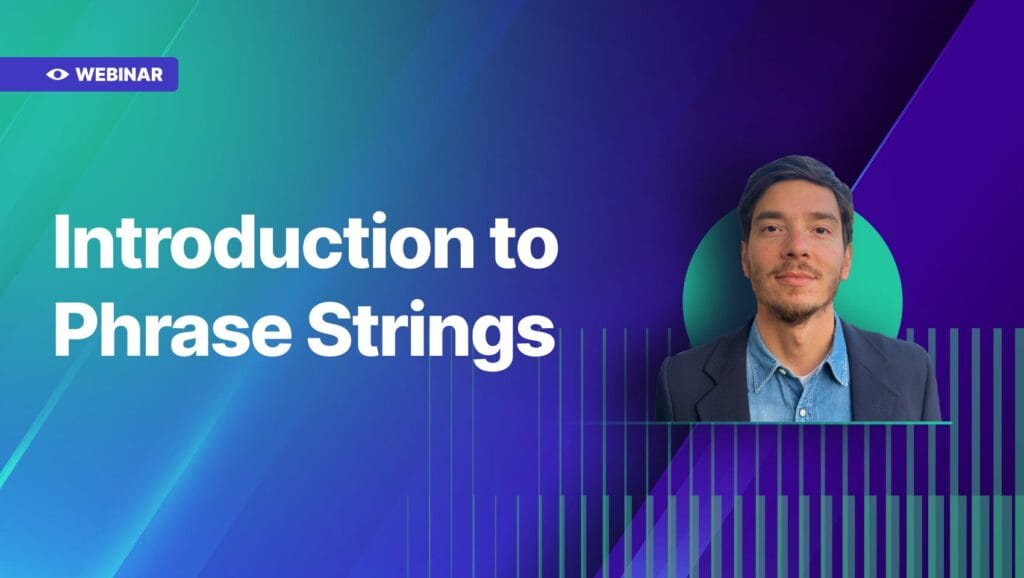 Introduction Webinar to Phrase Strings | speaker photo