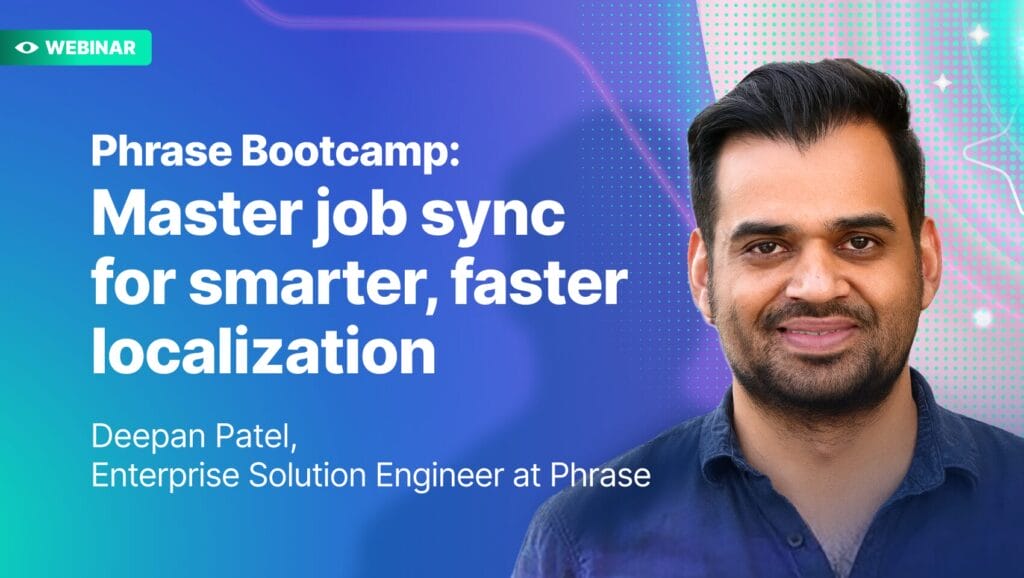 Webinar title with speaker image