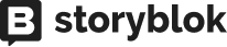 Logo of Storyblok（プラグインパートナー）