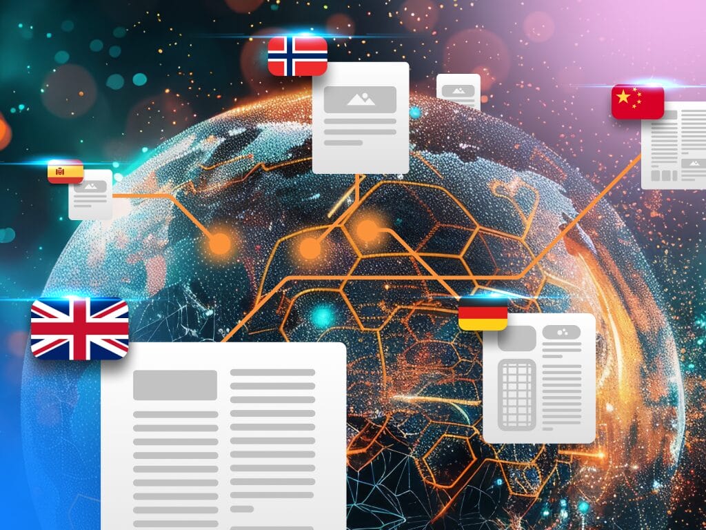 Phraseにおける大規模な品質管理を示すグラフィックで、自動チェックがローカリゼーションワークフロー全体にわたって行われています。