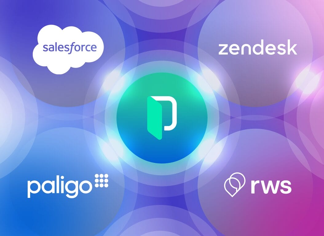 Phraseが一般的な作成ツールと連携して統合されたローカリゼーションワークフローをサポートする様子を示すグラフィック。