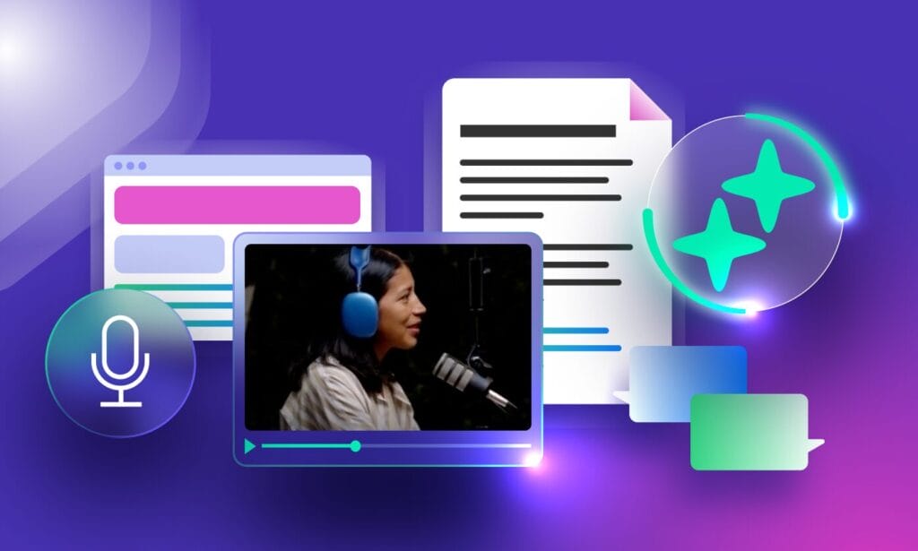 Illustration representing Phrase AI intelligence where it counts, highlighting AI-driven impact across key localization workflows.