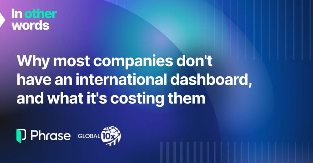 Kevin O'Donnell, founder of Global10x and former VP of International Growth at Dropbox, joined Jason Hemingway on the In Other Words podcast to talk about the reporting gap that's hiding international growth problems in plain sight, and why the teams closest to the data are making it worse.